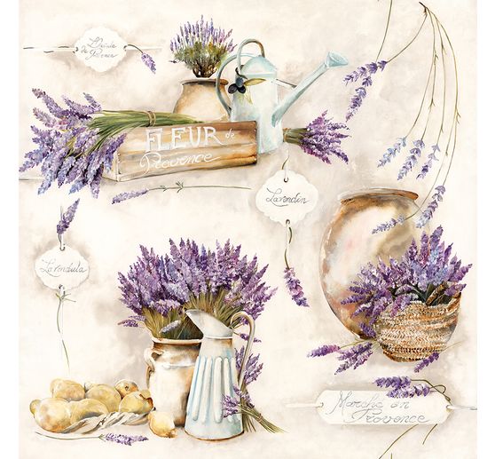 Servet "Fleur de Provence"