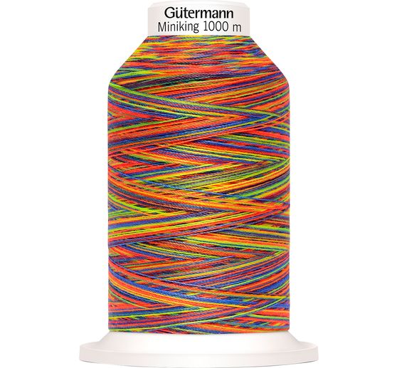 Gütermann Sewing thread Miniking Multicolor, No. 120