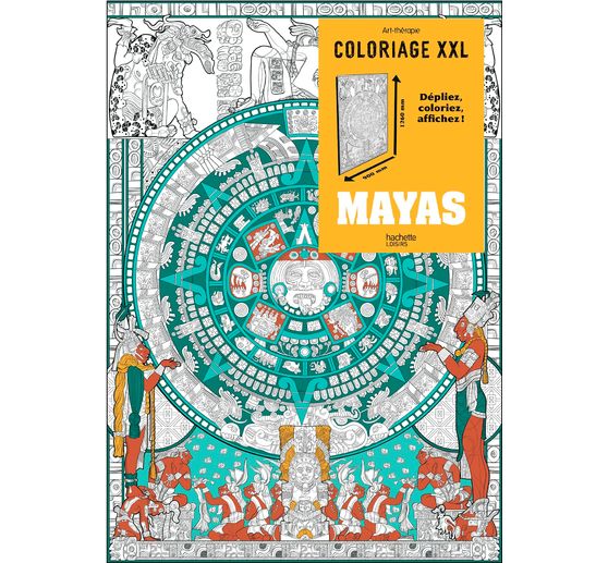 Book "Mayas - Coloriages XXL"