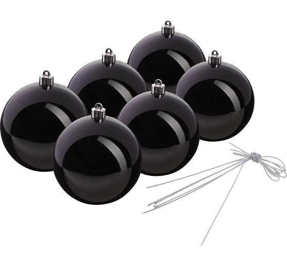 Weihnachtskugeln aus Kunststoff, Ø 100 mm