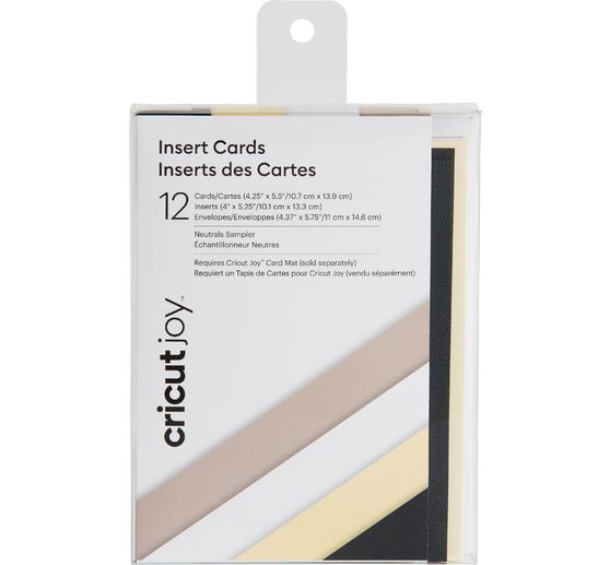 Cricut Joy dubbele kaarten met insteekhoezen & enveloppen "Insert Cards", 10,7 cm x 13,9 cm