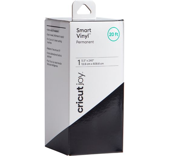 Cricut Joy zelfklevende vinyl folie - glanzend "Smart Vinyl - Permanent", 13,9 x 609,6 cm