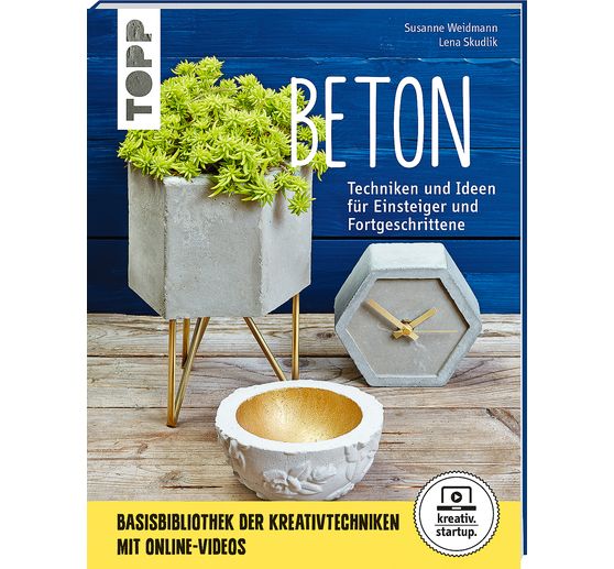 Livre "Beton - Techniken und Ideen für Einsteiger und Fortgeschrittene"