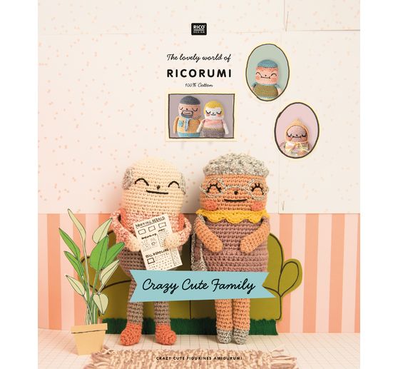 Boek Rico Design Ricorumi "Crazy Cute Family"