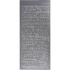 Reliëfsticker "Medeleven" Zilver