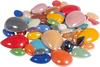Glass mosaic stones "Diamond", colorful mix, approx. 180 g