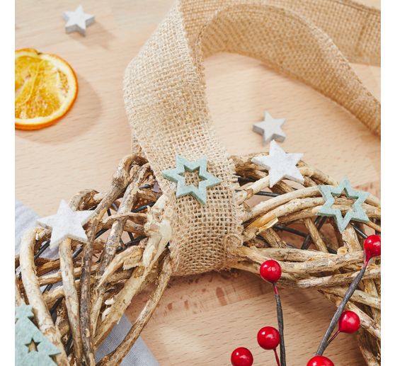 VBS Jute lint met draadrand