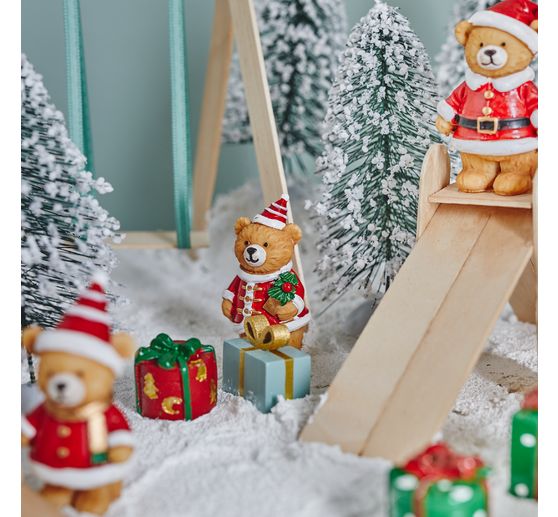 Sapin enneig&eacute; miniature VBS, 2 pc.