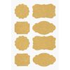 Papieren sticker "Labels" Goud
