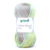 Gründl Cotton Quick Batik Natuur/Turquoise/Geel/Groen