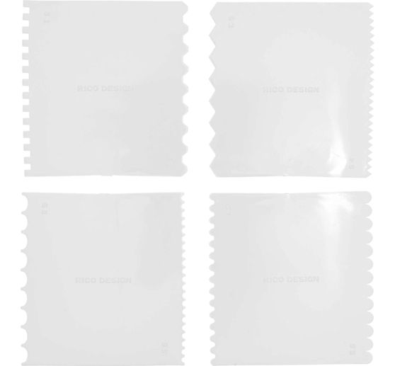 Effectspatel set, 4 stuks