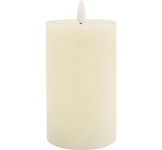 LED echte waskaars "12,5 x 7,5 cm", met timer