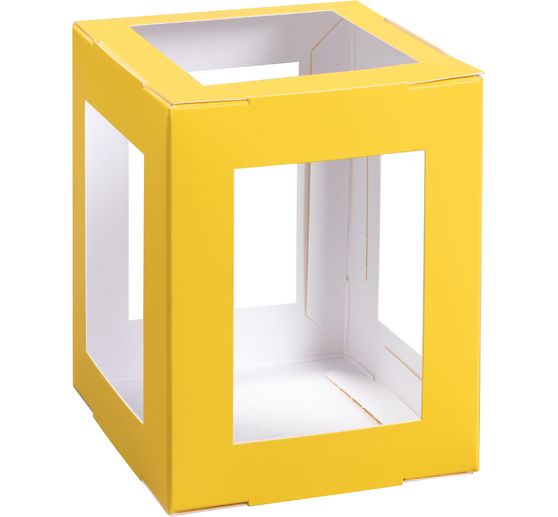 Lantaarn blanco "Vierkant", 5 stuks