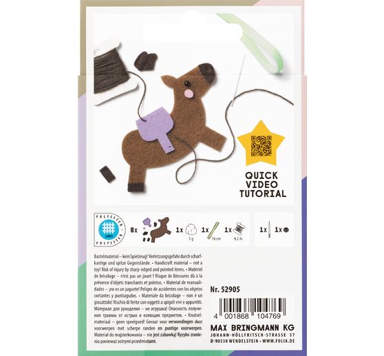 N&auml;hset "Mini Filzinies"