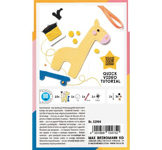 N&auml;hset "Mini Filzinies"