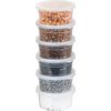 Strijk-op-kralen set, 3.000 stuks Bruin/Zwart/Wit