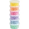 Strijk-op-kralen set, 3.000 stuks Pastell