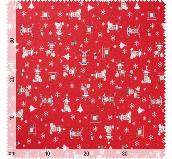 Jersey stof "Moose Ruby"