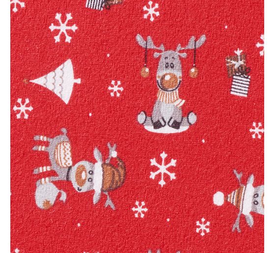 Jersey stof "Moose Ruby"