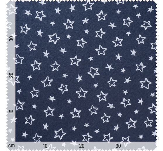 Jersey stof "Stars"