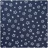 Jersey stof "Stars" Donkerblauw