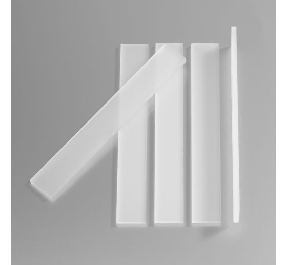 Acrylic blocks, 22 x 4 x 160 mm
