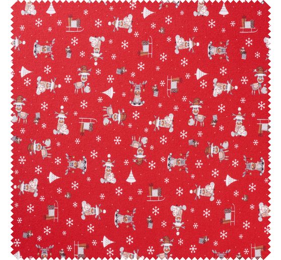 Jersey stof "Moose Ruby"