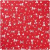 Jersey stof "Moose Ruby" Rood
