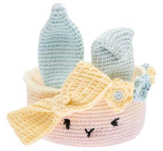 Kit crochet Rico Design Ricorumi « Corbeille pour œufs de Pâques »