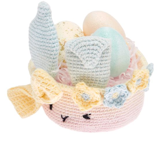 Kit crochet Rico Design Ricorumi « Corbeille pour œufs de Pâques »