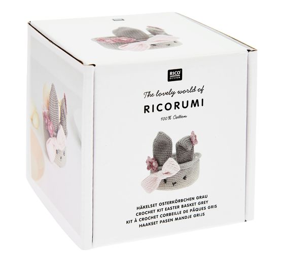 Kit crochet Rico Design Ricorumi « Corbeille pour œufs de Pâques »