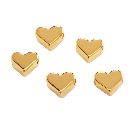 VBS Metal beads "Heart"