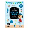 Boek "Das Stickerbuch zum Schulstart" Blauw