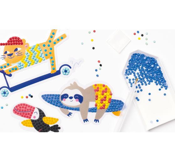 Diamond sticker set