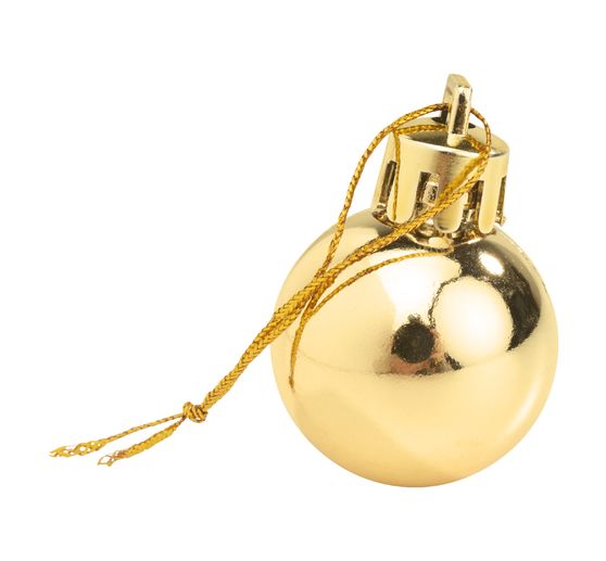 Weihnachtskugeln aus Kunststoff, 24 Stück