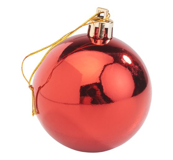 Boules de Noël en plastique, 18 pièces