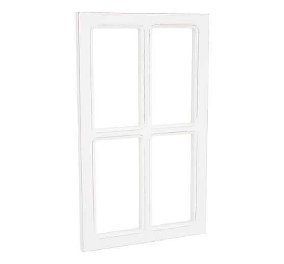 Decoratief houten raam