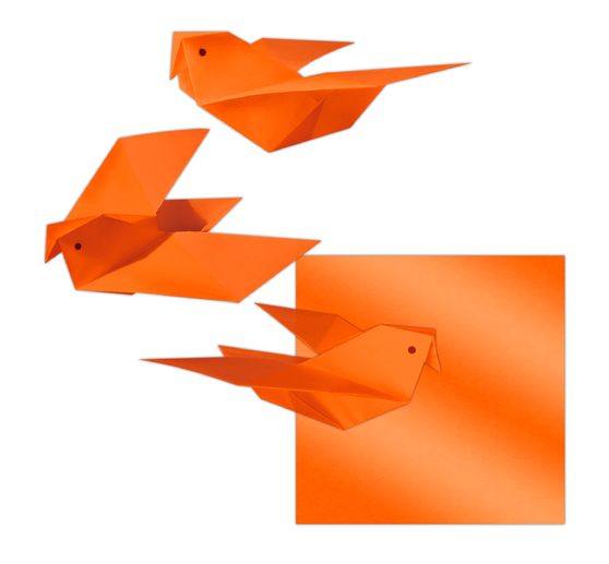 Transparant papier-vouwpapier