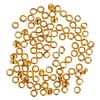 Krimpkralen, rond, Ø 2 mm Goud