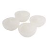 Drijfkaarsen rustic "Groot", 4 stuks Wolwit