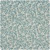 Motiefstof linnenlook "Foliage" Nature Green
