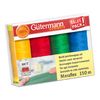 Assortiment de fils à coudre Maraflex, 4 bobines Multicolore, Col. 2