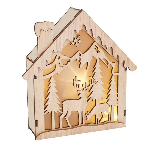 VBS Houten bouwpakket "Lichtjeshuis", incl. verlichting