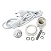 VBS Lamp connection cable set "E27" White