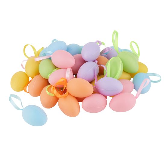 VBS Decorative Egg "Assorted colours", 6 cm, 42 pieces