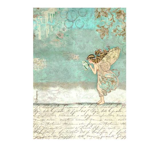 Soie de paille à motifs « Wonderland »