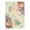 Soie de paille à motifs « Wonderland » Butterflies