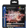 STAEDTLER Pigment brush pen, set van 12 Portrait Colours