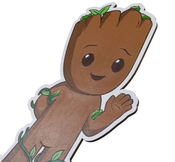 Peinture au numéro "XL Buddy", 23 cm