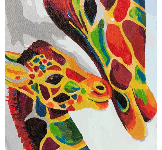 Peinture au numéro sur châssis entoilé, 30 x 40 cm